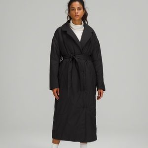 Never worn lululemon insulated trench